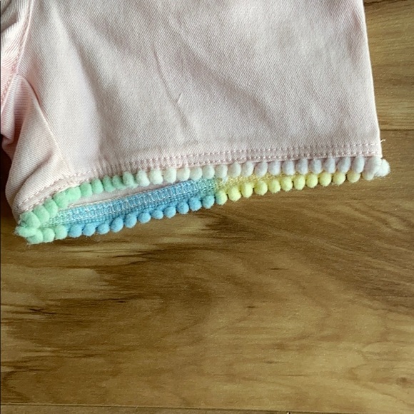 Anko girl’s multicolored pom pom pink shorts - Picture 4 of 7